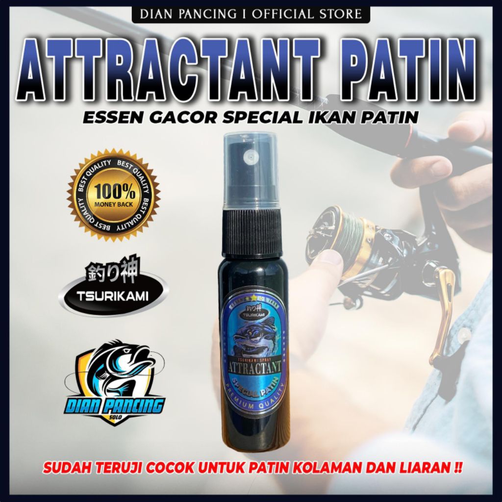 Essen spray atractan ikan patin anti boncos