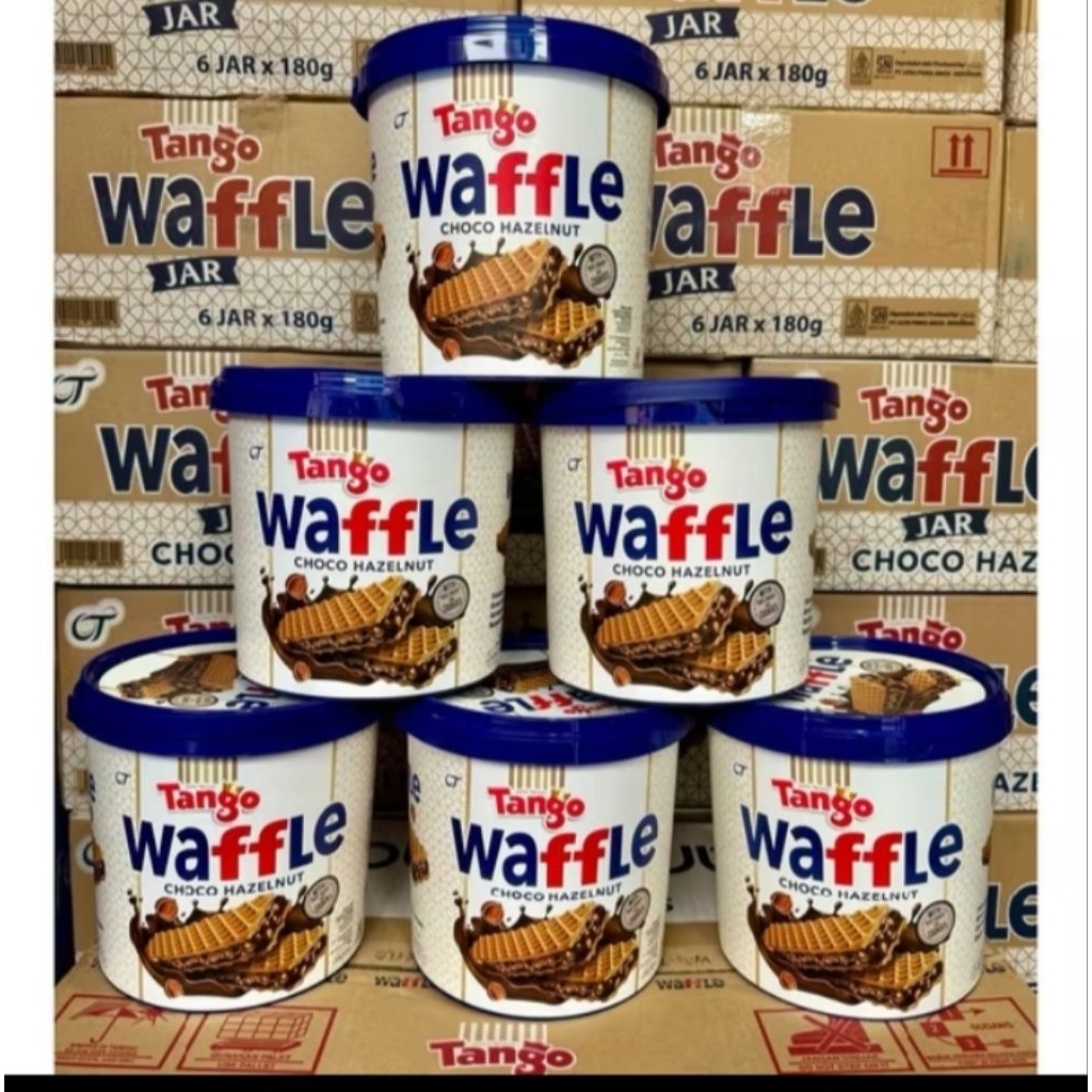 Tango waffle jar tango waffle choco hazelnut 180gr 1 dus