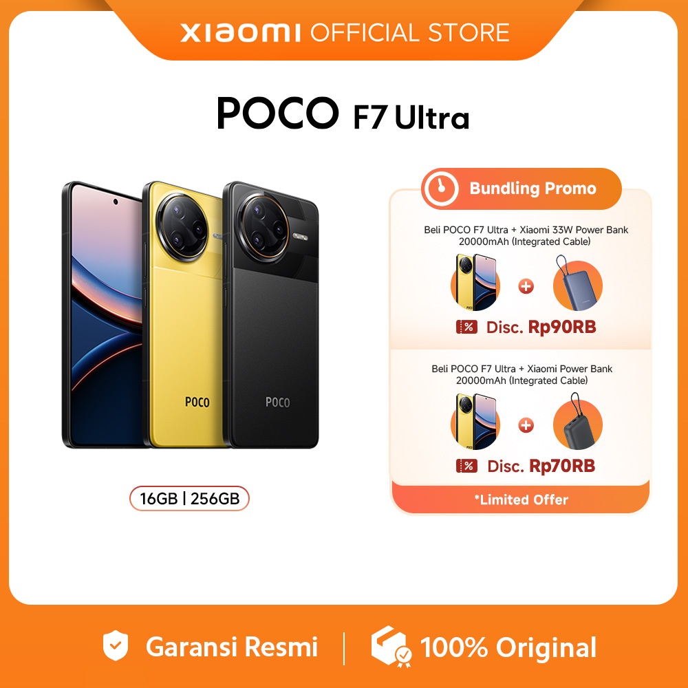 POCO F7 Ultra (12/256GB)(16/512GB) | Snapdragon 8 Elite | VisionBoost D7 Chipset | 120W/50W wireless