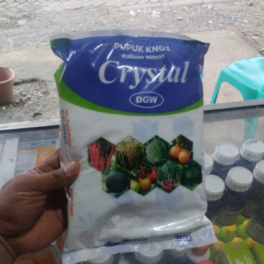 pupuk kno3 kalium nitrat kristal kemasan repack 100 gram