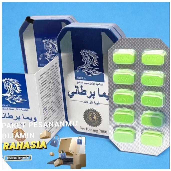 10 Tablet Obat Kuat Pria Kuda Liar Arab Wa Yauma Barthani Original - Meningkatkan Vitalitas & Stamin