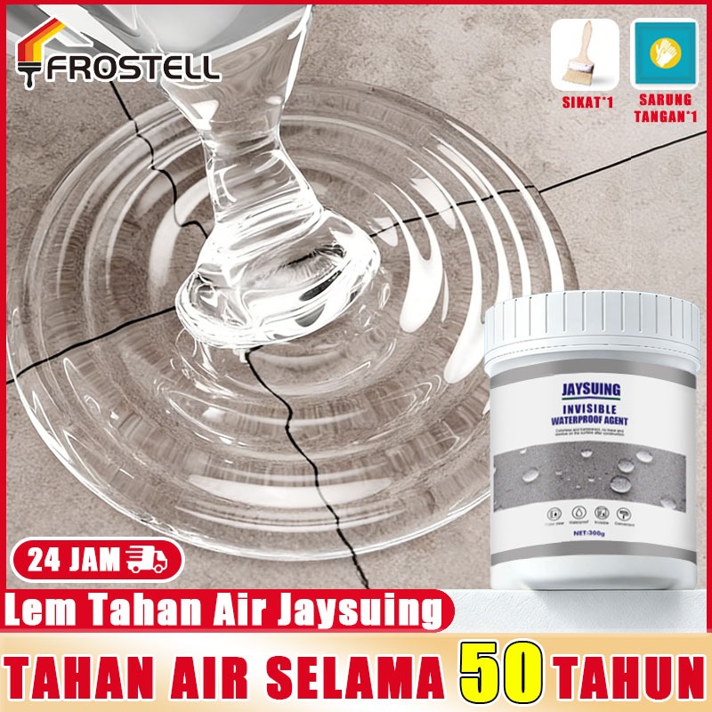 Lem perekat anti bocor tahan air Lem tahan air Jaysuing Untuk Dinding Atap Lantai Toilet Lem transpa