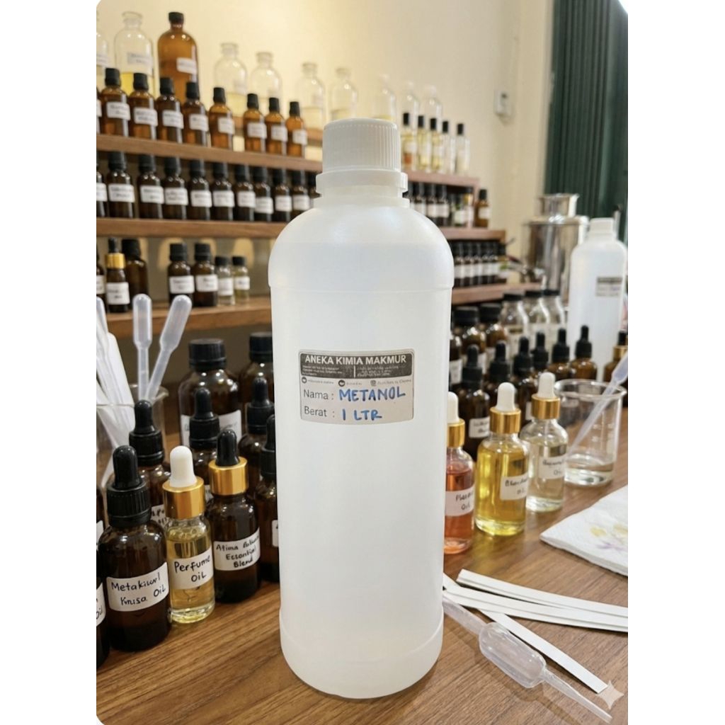 METANOL 99% / PELARUT BIBIT PARFUM / METHANOL 1 LTR