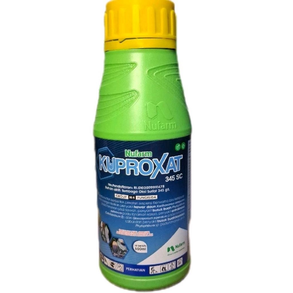 Nufarm Fungisida dan Bakterisida KUPROXAT 345 SC 500ML.Untuk  Atasi Kresek/xanthomonas tanaman padi.