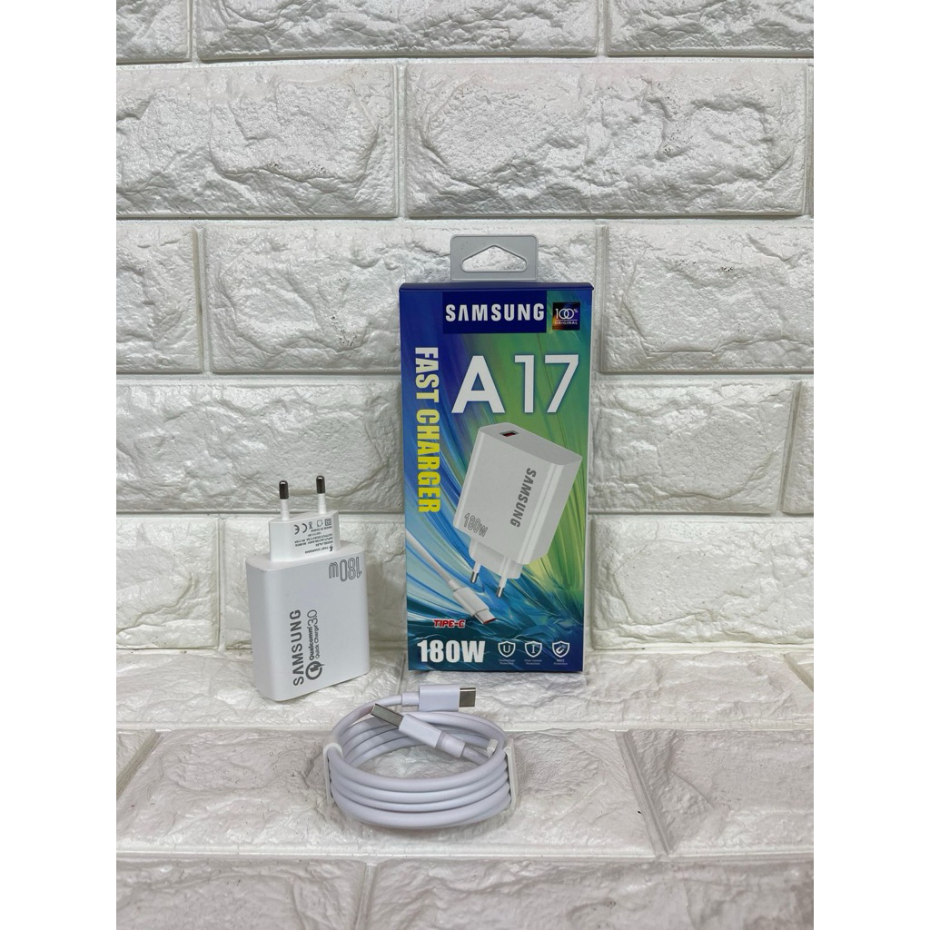 Charger Ori Samsung A17 180W Fast Charging Casan isi daya cepat V8 Micro Type C