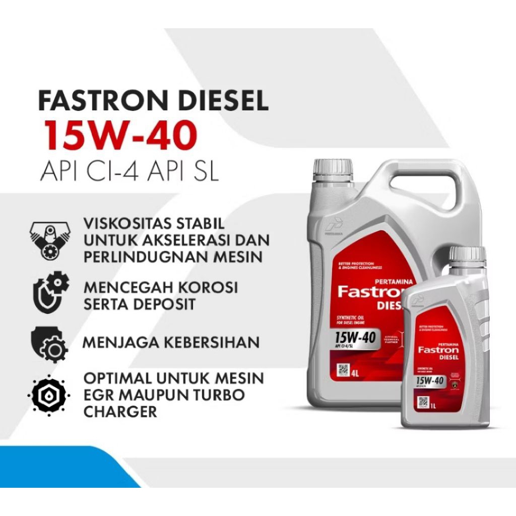 FASTRON DIESEL 15W-40 4LITER