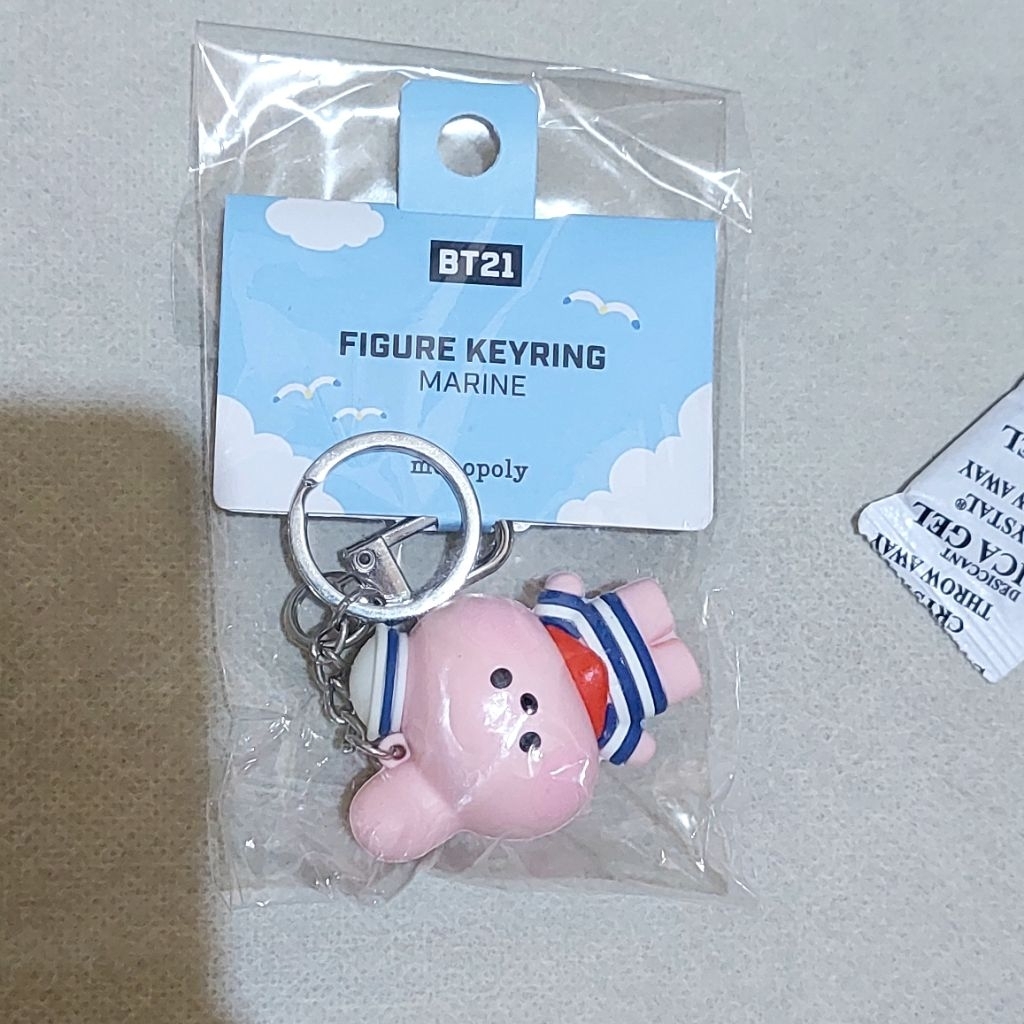 [READY] BT21 MONOPOLY FIGURE KEYRING MARINE COOKY (NEW ORIGINAL)