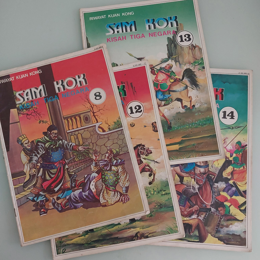 Buku Bacaan Jadul Komik Vintage Samkok Kisah Tiga Negara