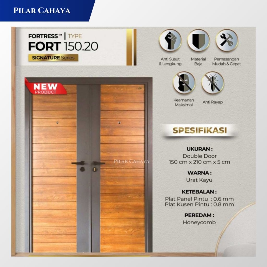 Pintu Baja Fortress Kupu Tarung Fort 150.20