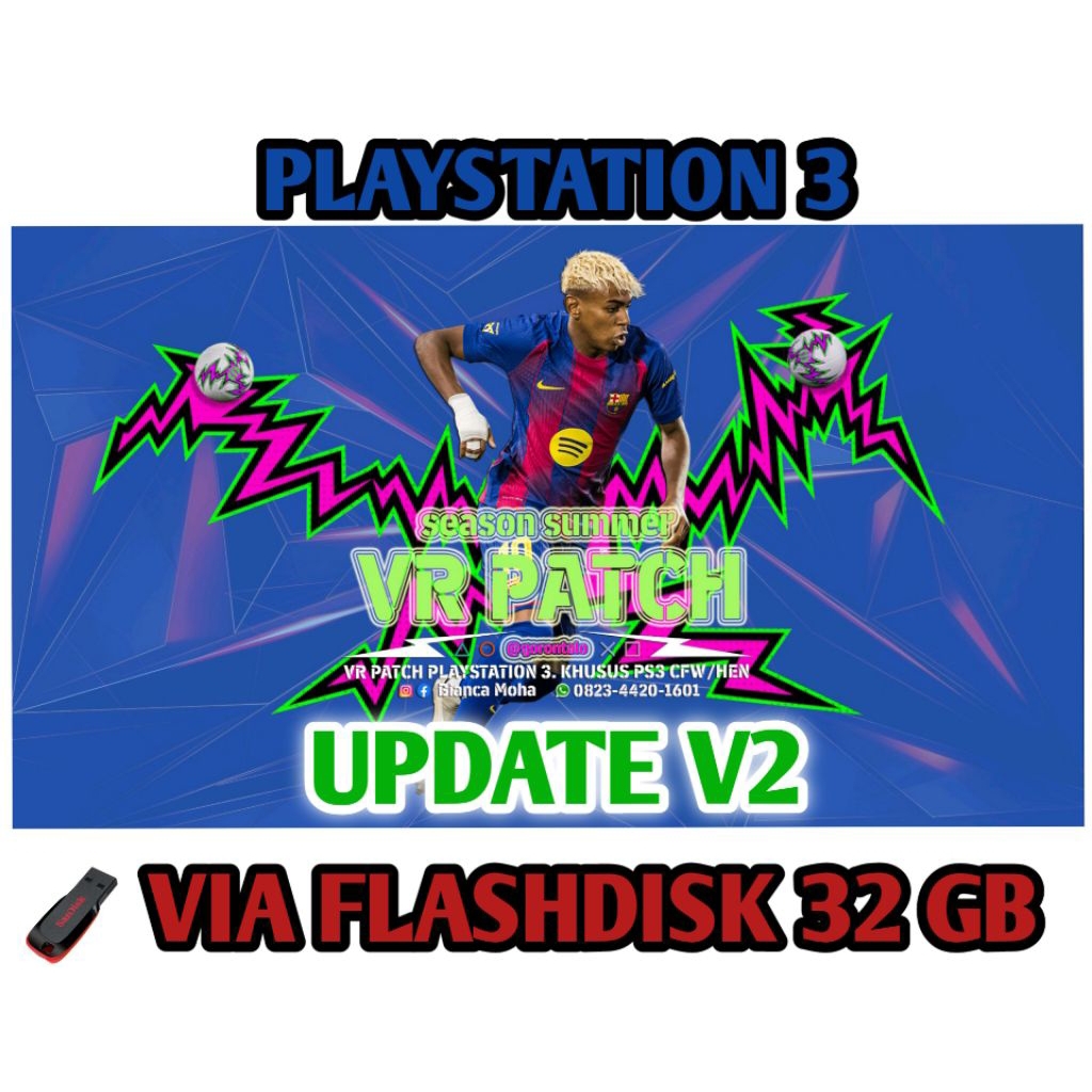 Game Bola PS3 eFootball VR PATCH