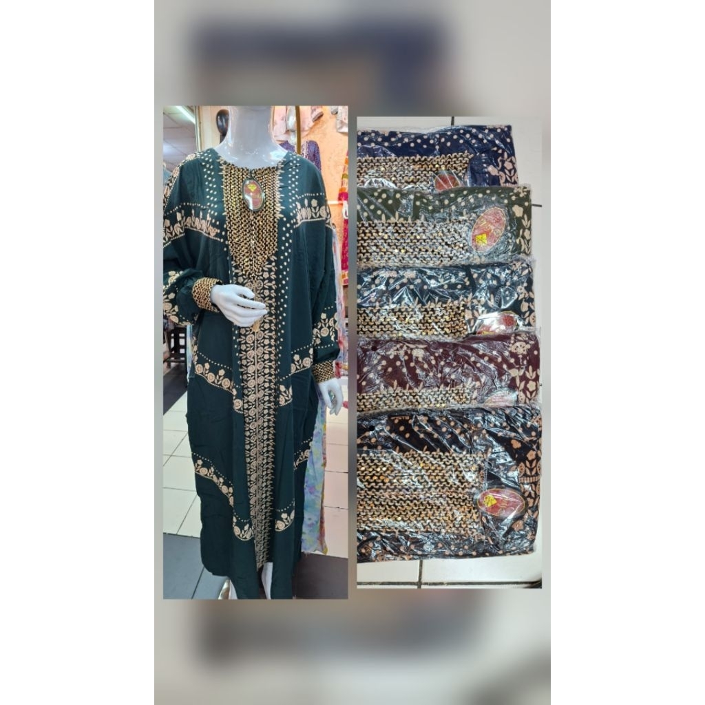 KAFTAN WANITA JUMBO GAMIS RAYON JUMBO KAFTAN RENDA KAFTAN PREMIUM