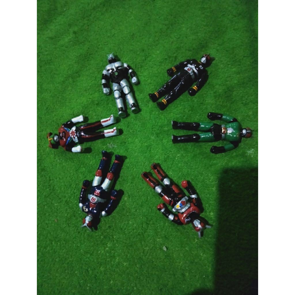 Action figure Kamen Rider Black Rx Robo Bio and Shadow moon,Stronger vintage custom repaint