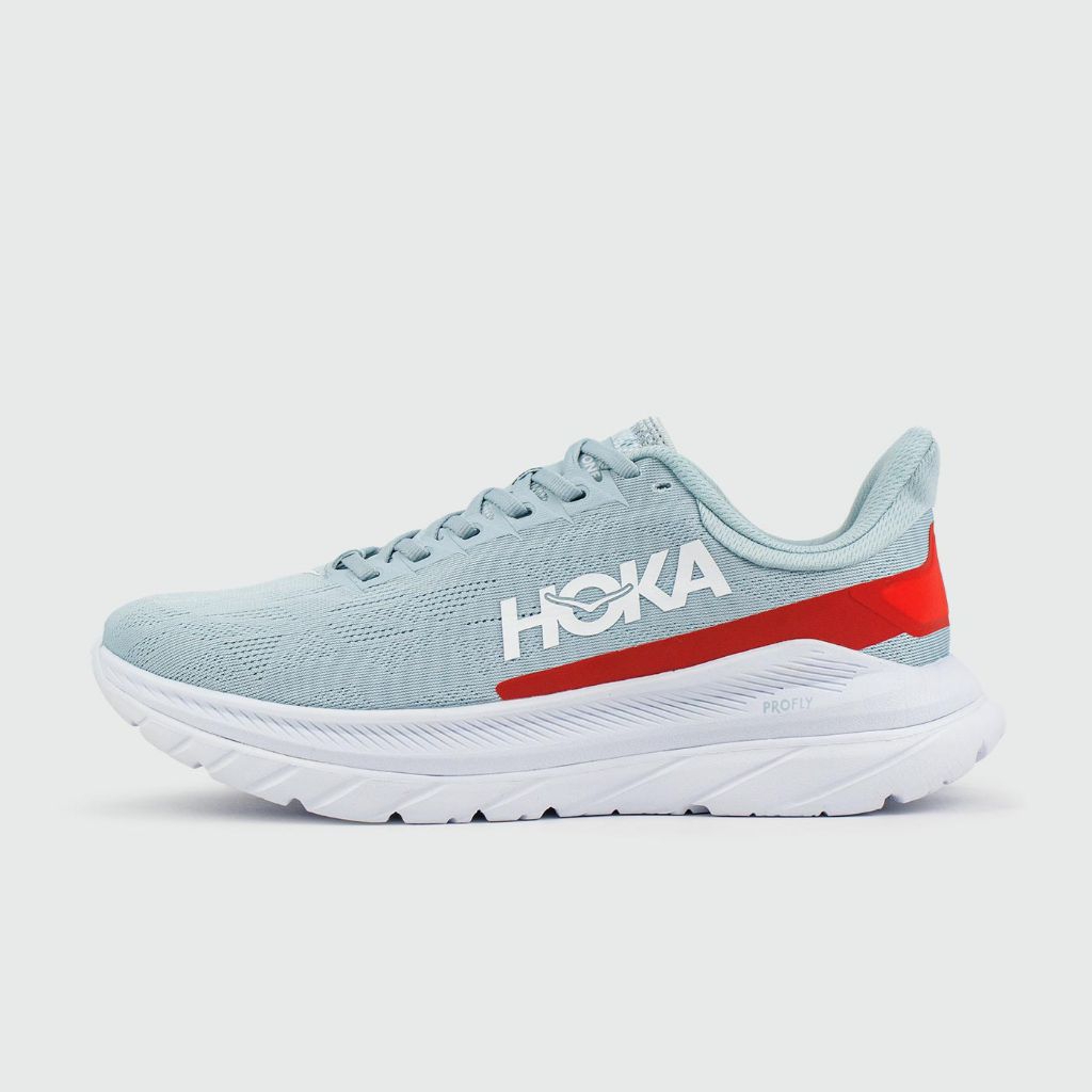 Hoka One One Mach 4 Sepatu Olahraga Running Outdoor Lari Sportwear Sneakers Fashion Streetwear Kasua