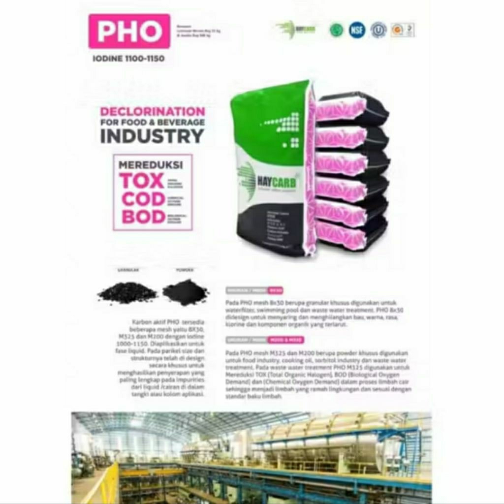 Karbon Aktif Haycarb PHO IODINE 1100
