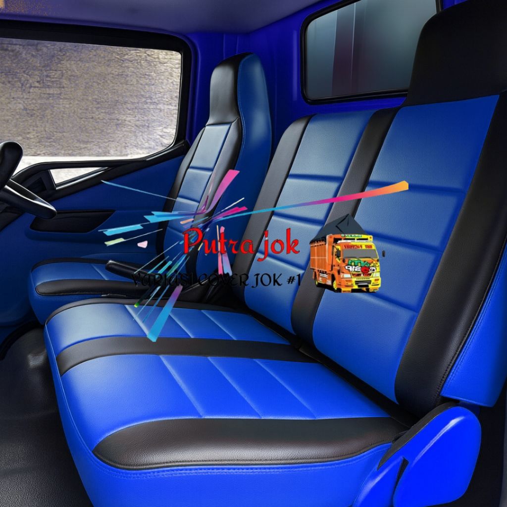 Sarung jok canter 125ps/110ps/hdl 136 model garis cod