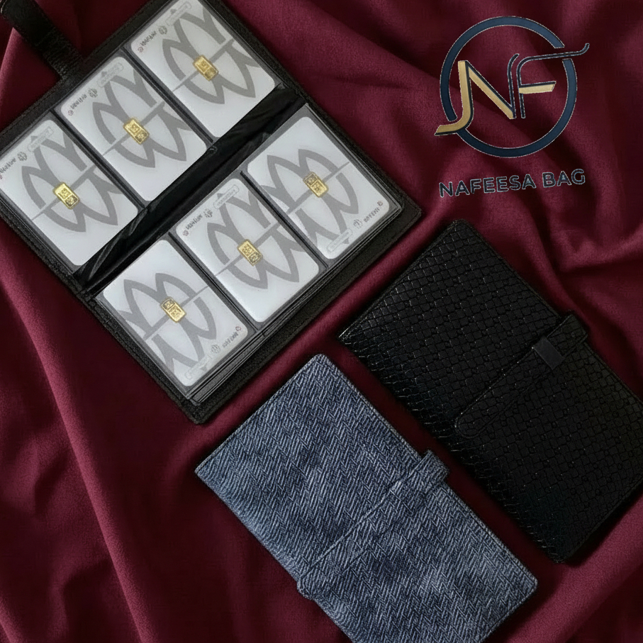 NAFEESA  Dompet Logam Mulia ||  Pouch Logam Mulia ||  Dompet Kepingan Emas ||  Storage Box Emas Bata