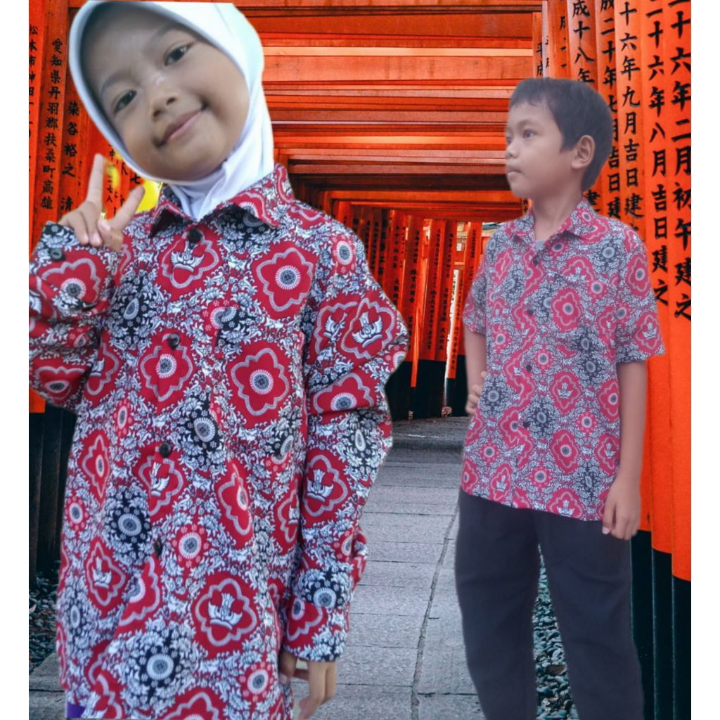seragam batik SD negeri