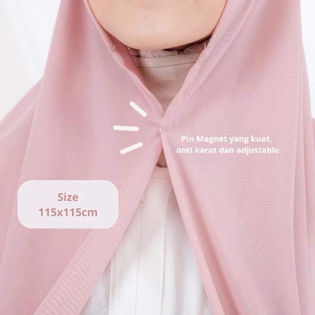 Segi4 instan magnetik// segi4 instan tanpa peniti