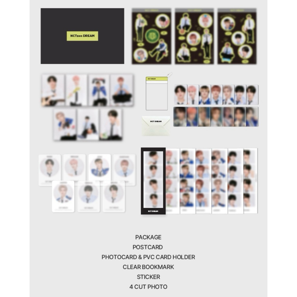SHARING MEMBERSHIP KIT NCT DREAM