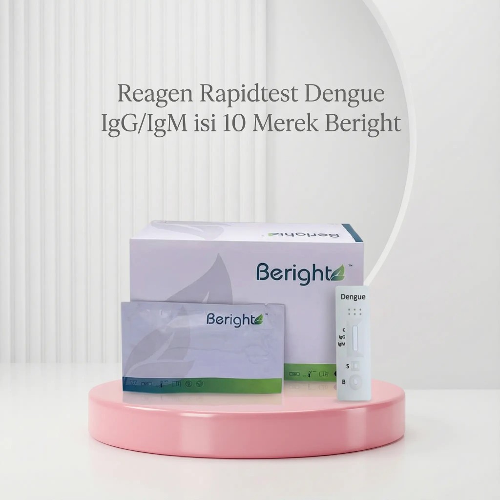 Dengue Rapid Test Cassette IgG/IgM – Tes DBD Merek Beright Cepat & Akurat (Darah/Serum/Plasma)