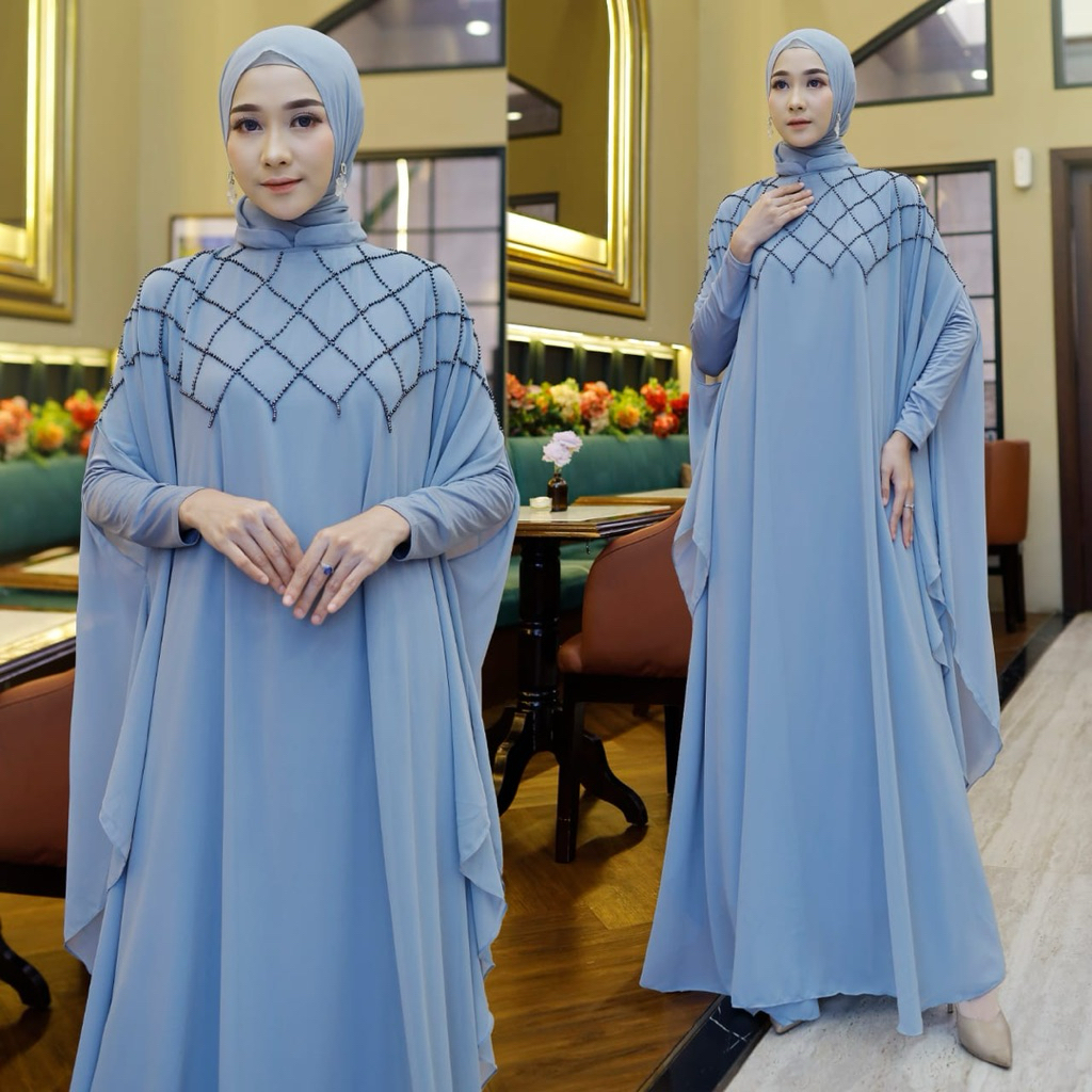 BISA CODKaftan Lebaran Full Payet Bahan Baby Doll//Kaftan Terbaru//Kaftan Terlaris//Kaftan Termurah/