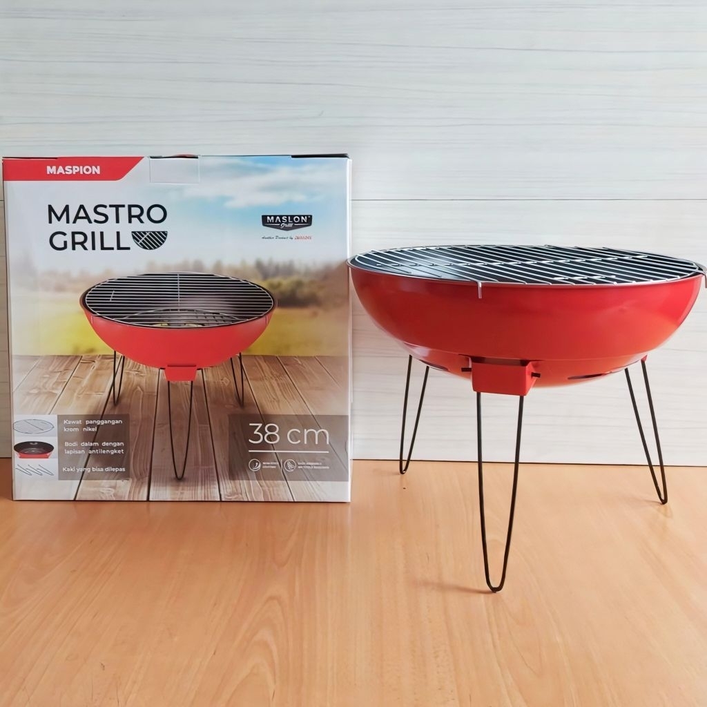 Alat Panggangan/Mastro Grill Maspion | Korean BBQ Grill Pan Non Stick/MASPION Alat Panggangan Arang 