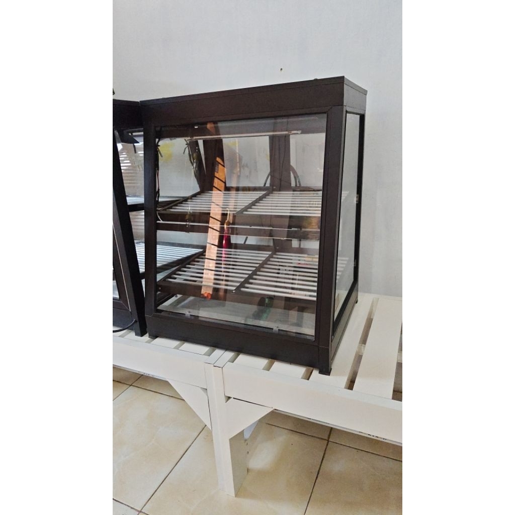 food warmer, etalase ayam, showcase Kentucky fried chicken