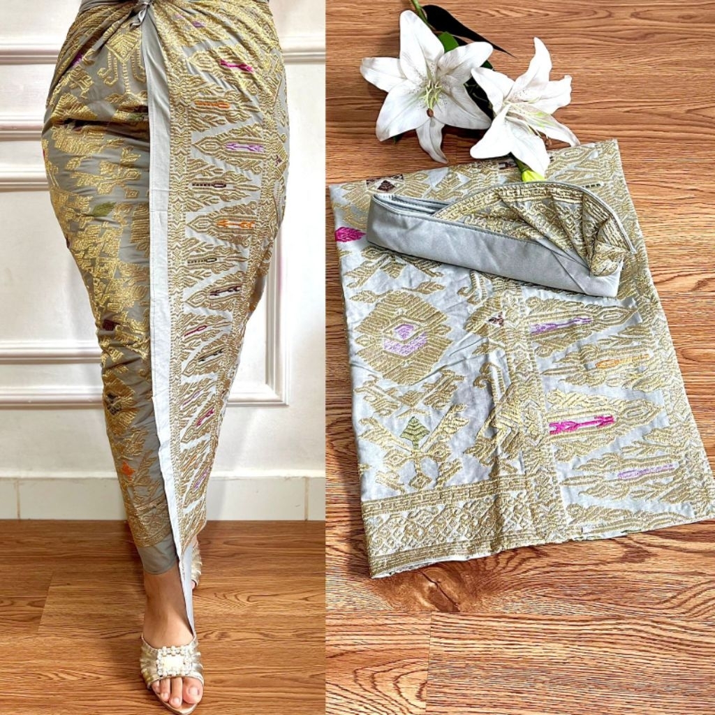 Set Songket Couple Bordir Premium Cendana Mahadewi // Set Couple Bordir Songket Bali