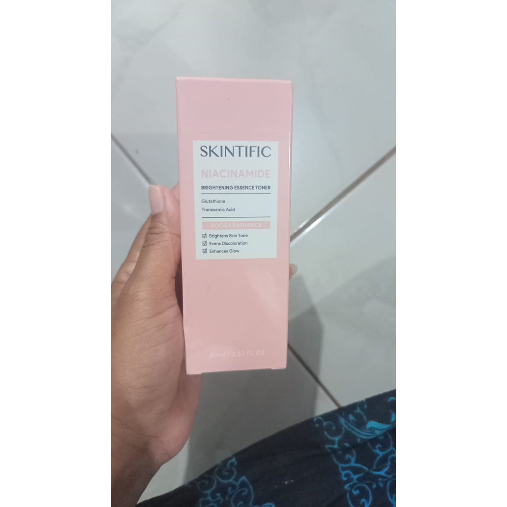 Paket lengkap skintific mencerahkan