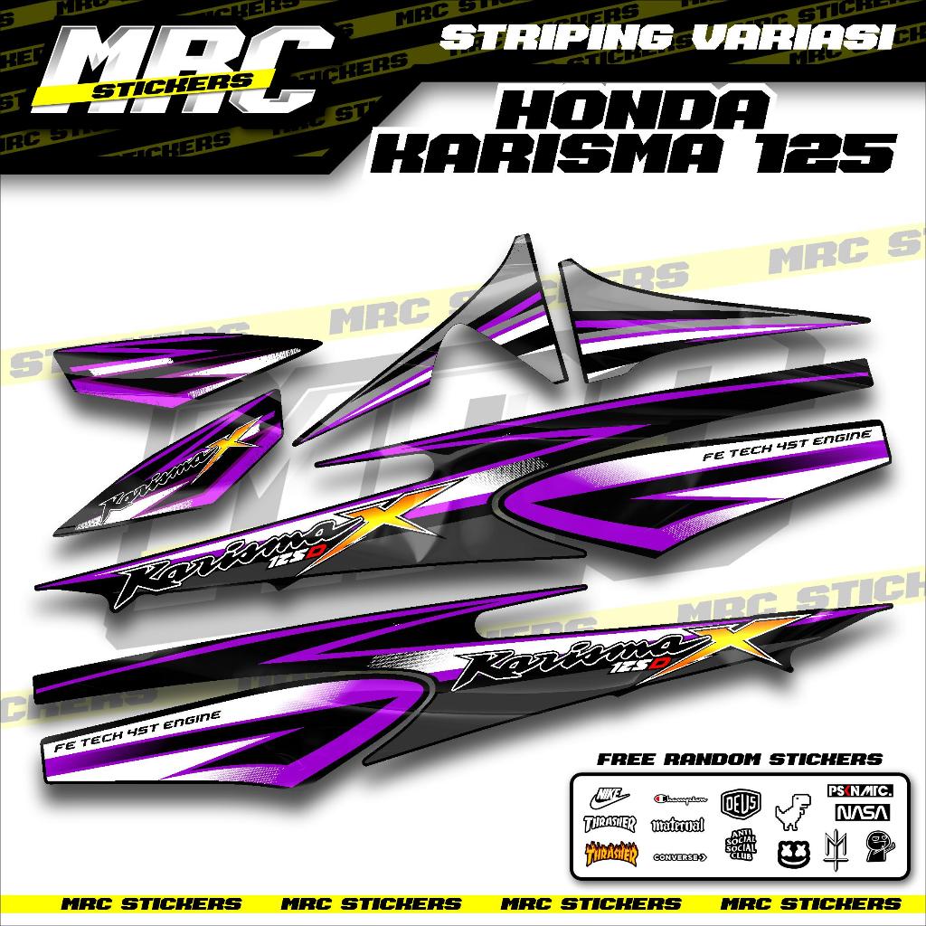 STRIPING STIKER SKOTLET OEM ORIGINAL KARISMA X 125 KHARISMA D3