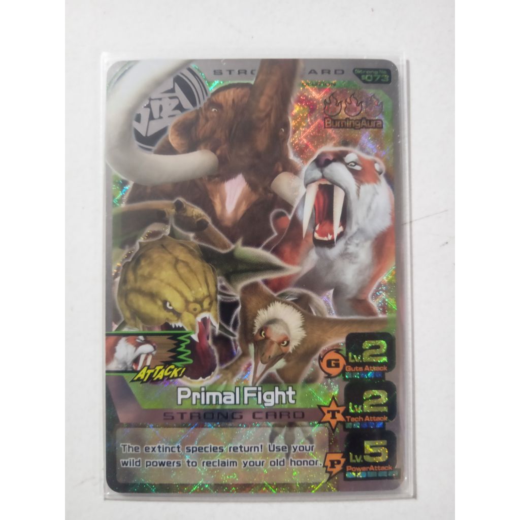 Animal Kaiser Primal Fight Evo 1 ORI Silver + Bonus Card Random