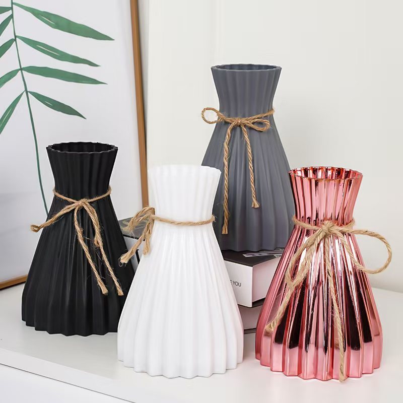 Vas Bunga Melamin Tinggi 17cm Warna Putih Tosca