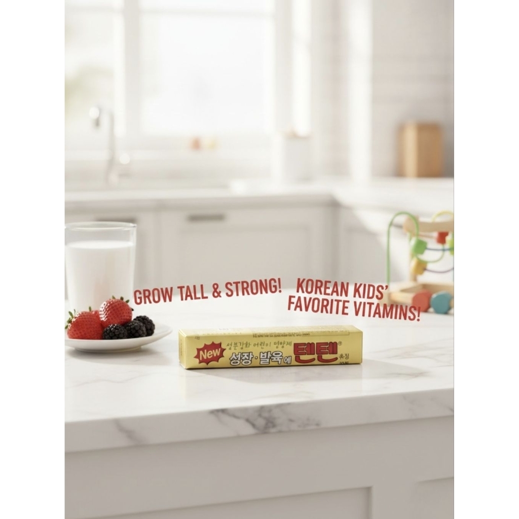 [KIDS BEST VITAMIN] Hanmi Tenten Chewable - Vitamin Anak Korea Penambah Tinggi