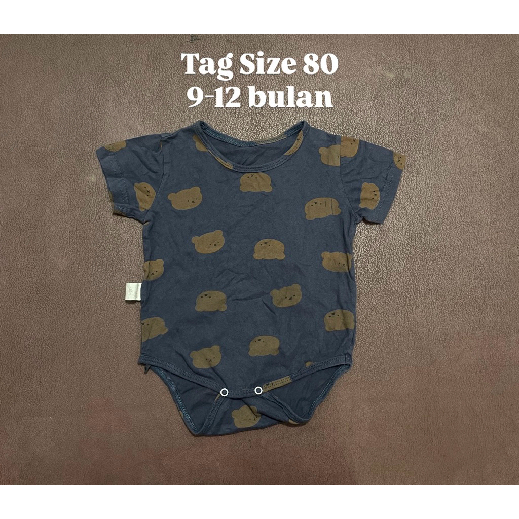 Jumper Teddy Bear Bayi Laki-Laki Usia 9-12 Bulan / Jumper Bayi Cowok 8 Bulan / OOTD Kekinian Anak Co