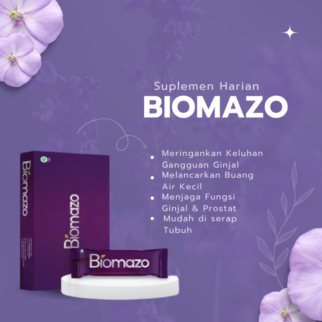 Biomazo Herbal Alami Kesehatan Ginjal Pria Dewasa