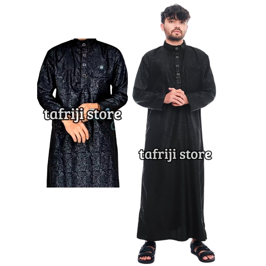 JUBAH PRIA EMBOS PREMIUM GAMIS PRIA DEWASA REMAJA JUBAH SULTAN MOTIF EMBOS