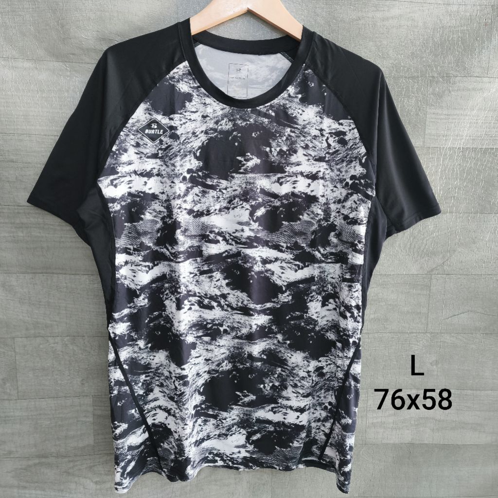 Kaos Jersey Burtle White Camo Black