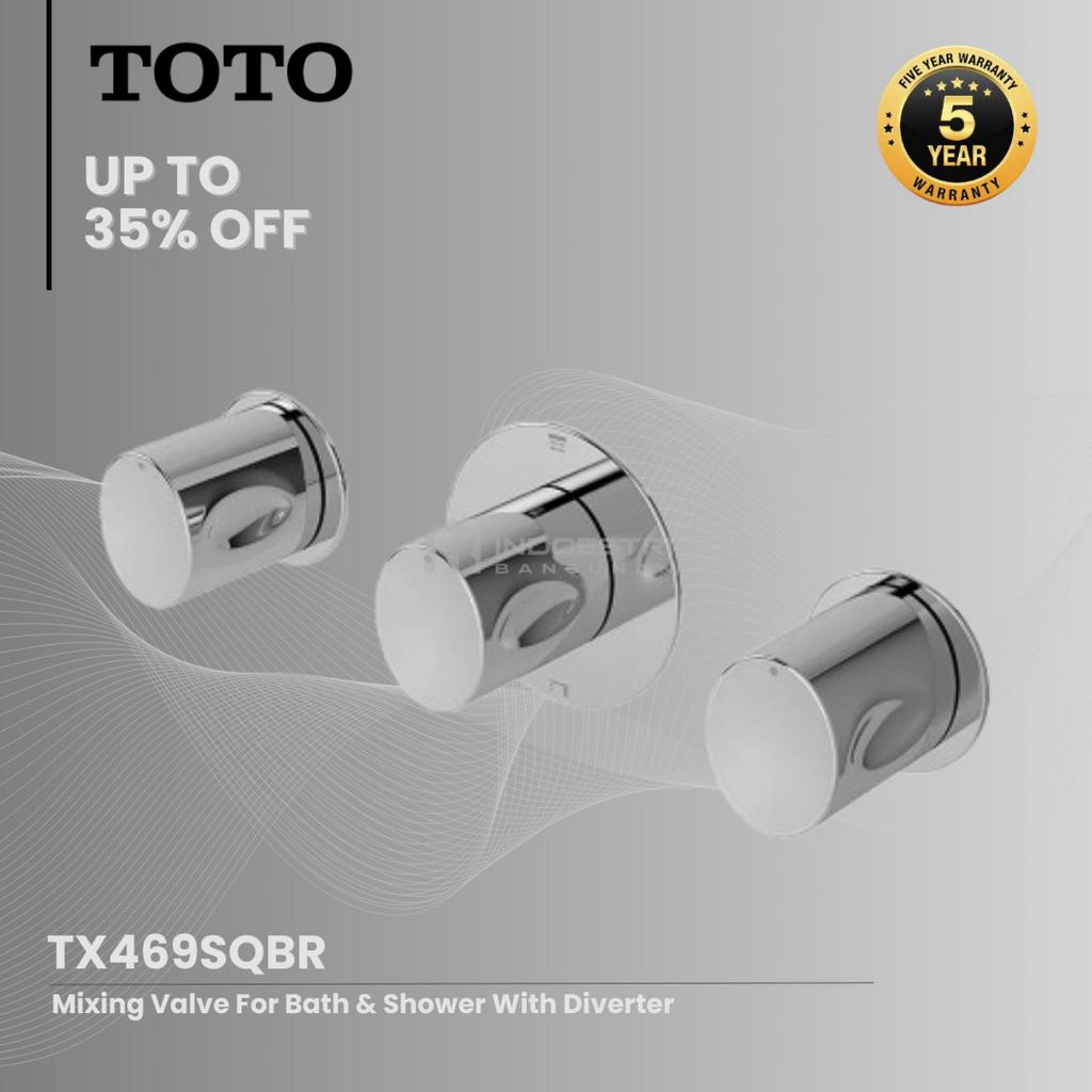 Kran Tanam Mixer with Diverter TOTO TX469SQBR / Mixing Valve with Diverter TOTO