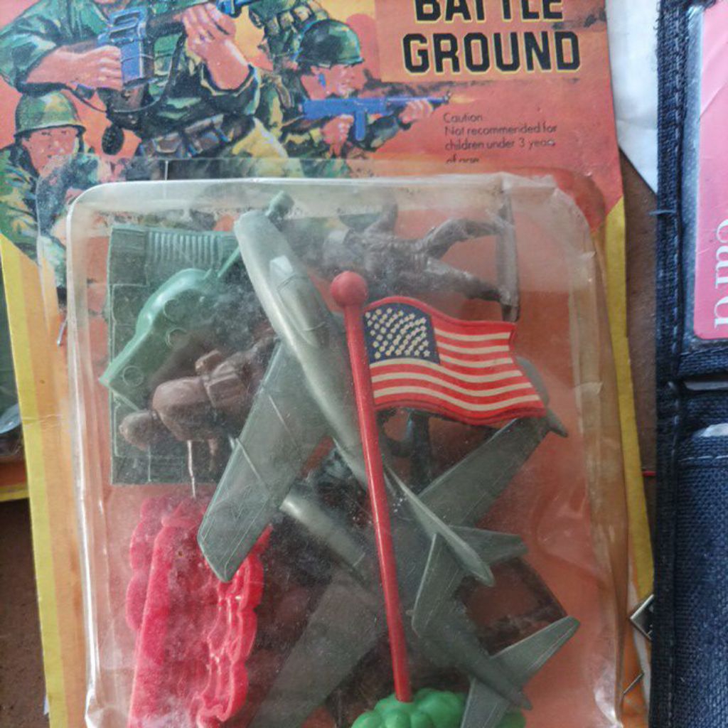 Mainan Jadul Tentara Amerika Tank Dan pesawat
