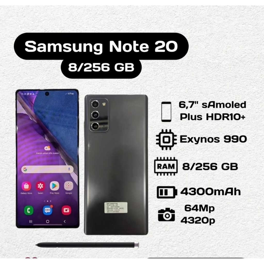 Samsung Galaxy Note 20 8/256 GB Second