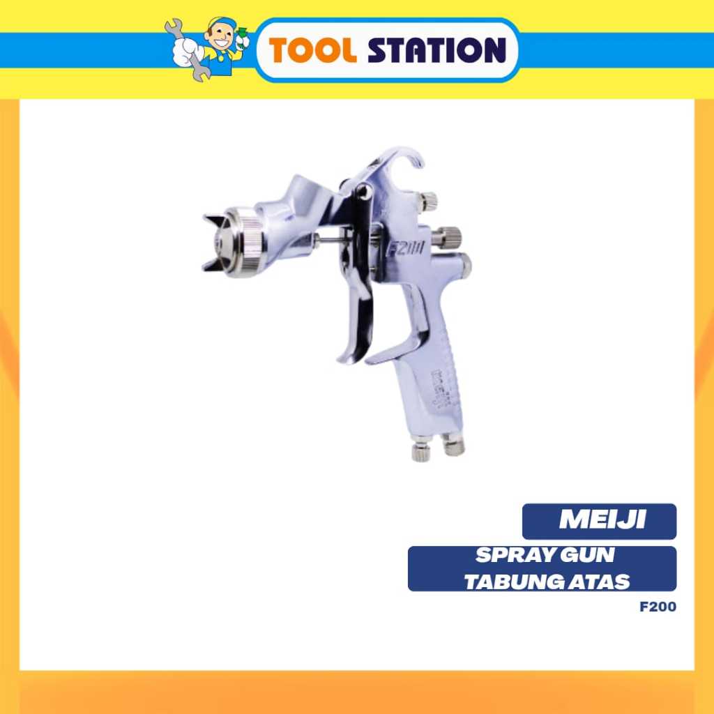 Spray Gun Tabung Atas Meiji Alat Semprot Cat F200 / F 200 / F-200