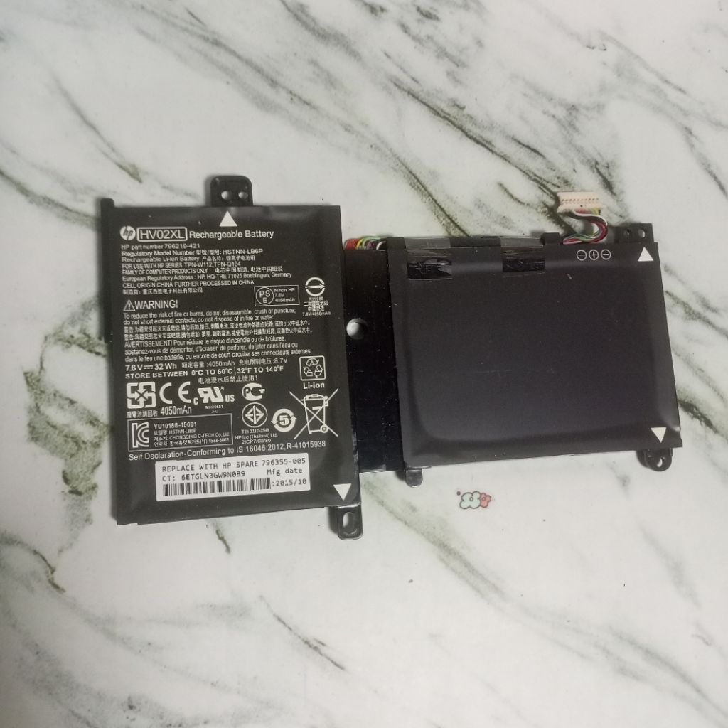 Batere Notebook HP TPN Q164 bekas copotan