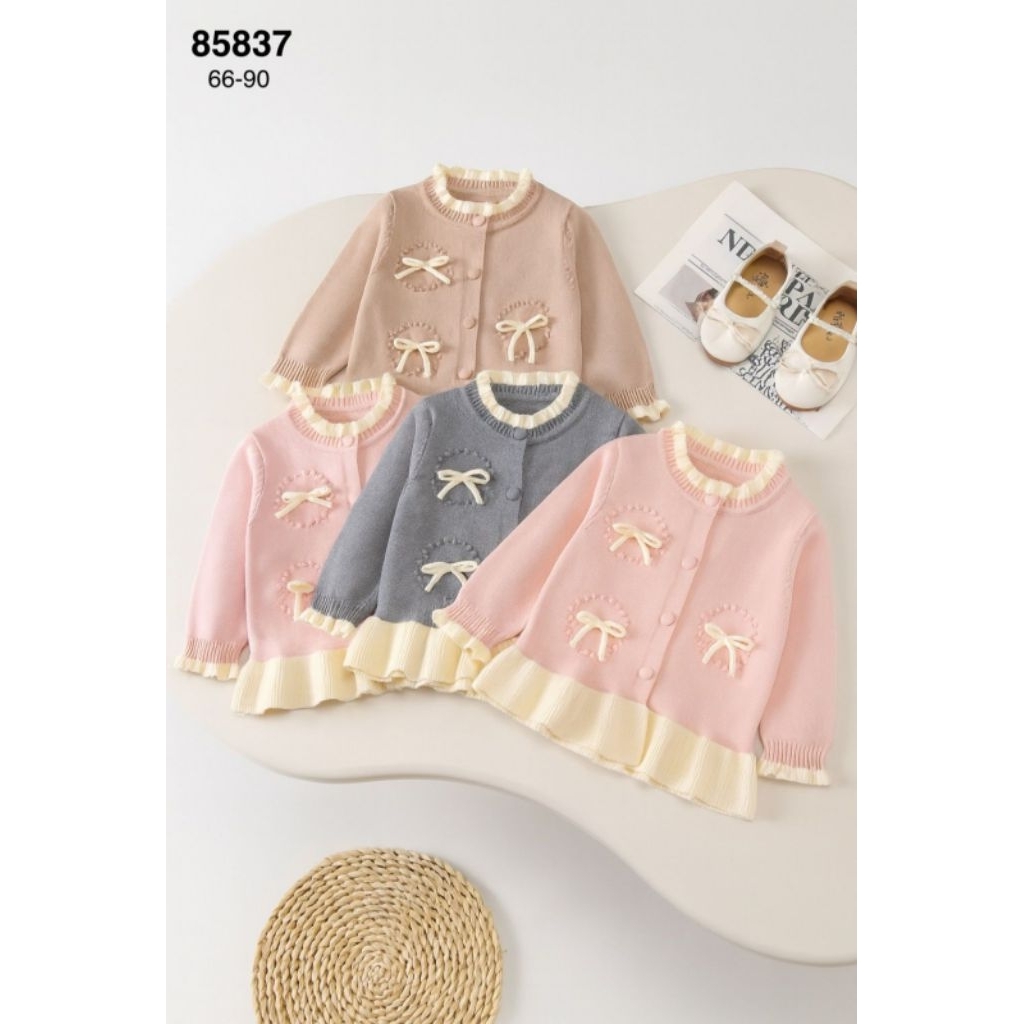 Cardigan Bayi dan Anak Import Premium Gaya Korea