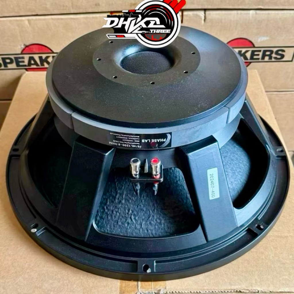 SPEAKER PHASE LAB DR S18L1200 VC 5 SUBWOOFER / Speaker Phase Lab 18” S18L1200 Subwoofer vc 5 / Speak