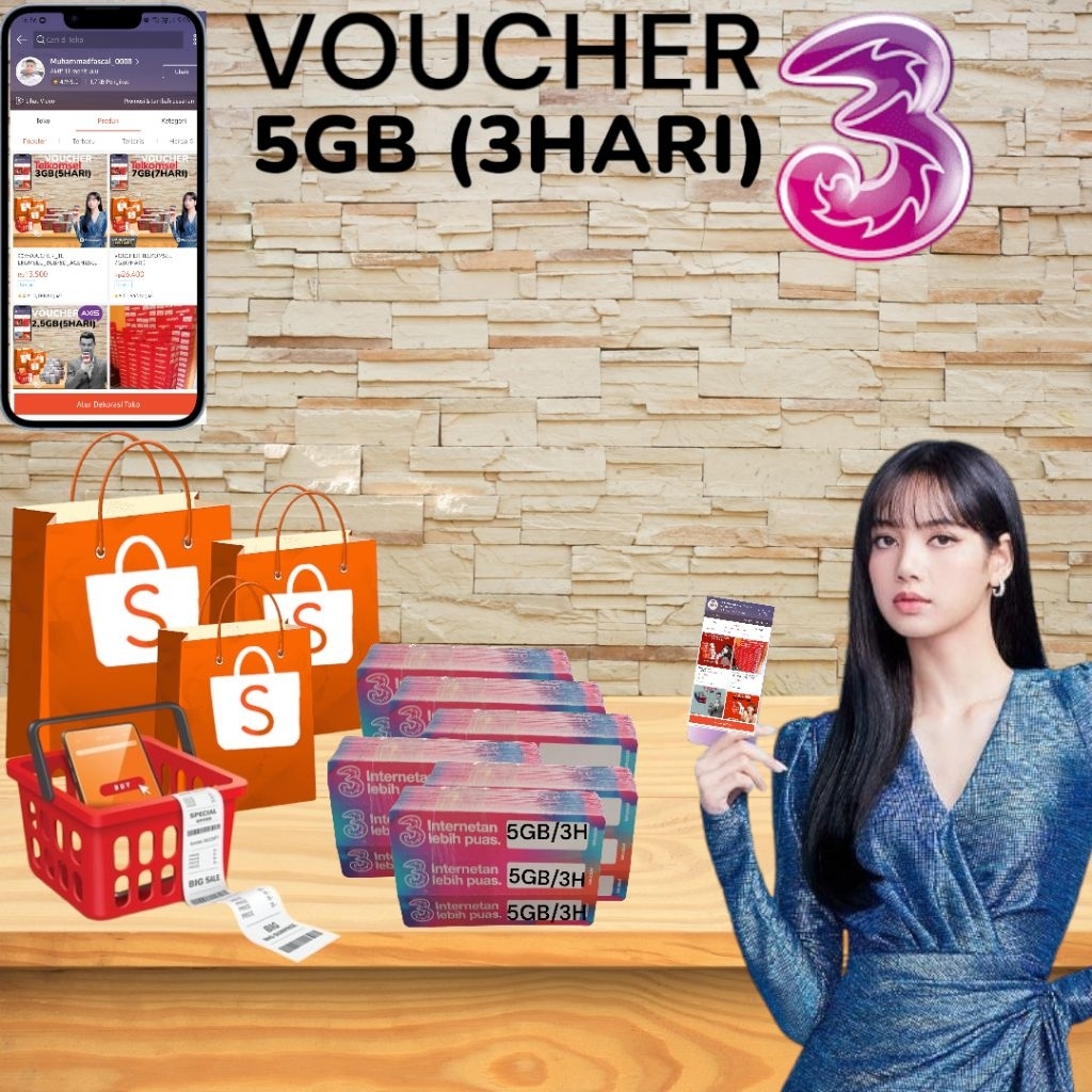VOUCHER-TRI 5,5GB(3HARI)