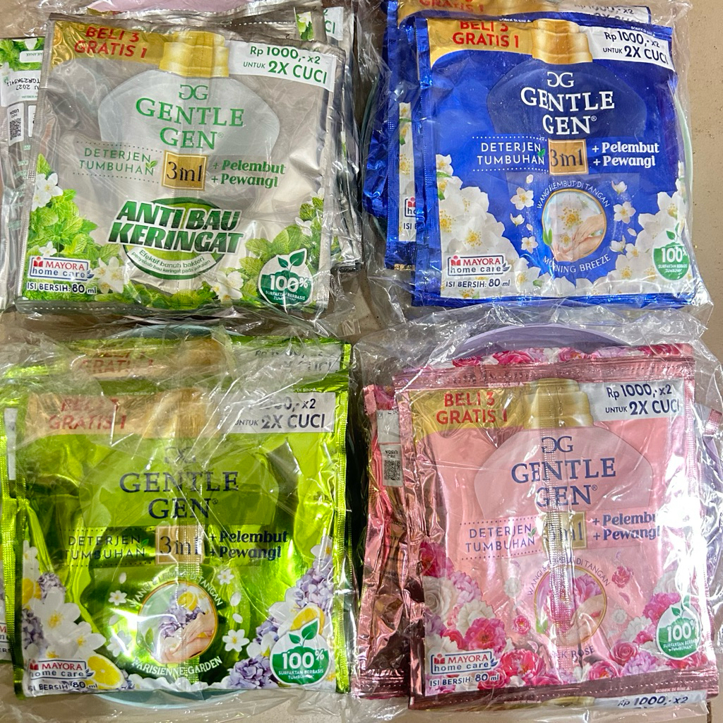 Gentle Gen Detergent Cair GRATIS PIRING