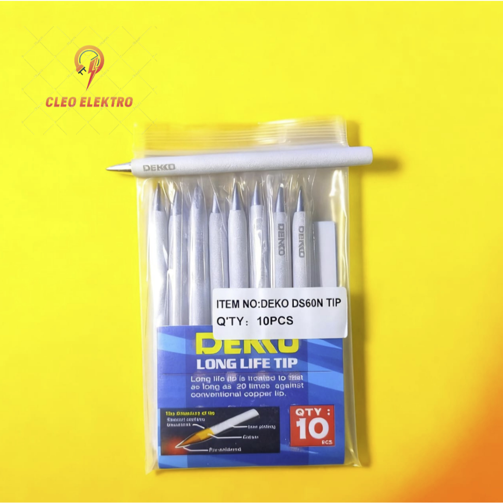 UJUNG SOLDER / MATA SOLDER / TIP SOLDER 60 WATT ORIGINAL DEKKO KRISTAL