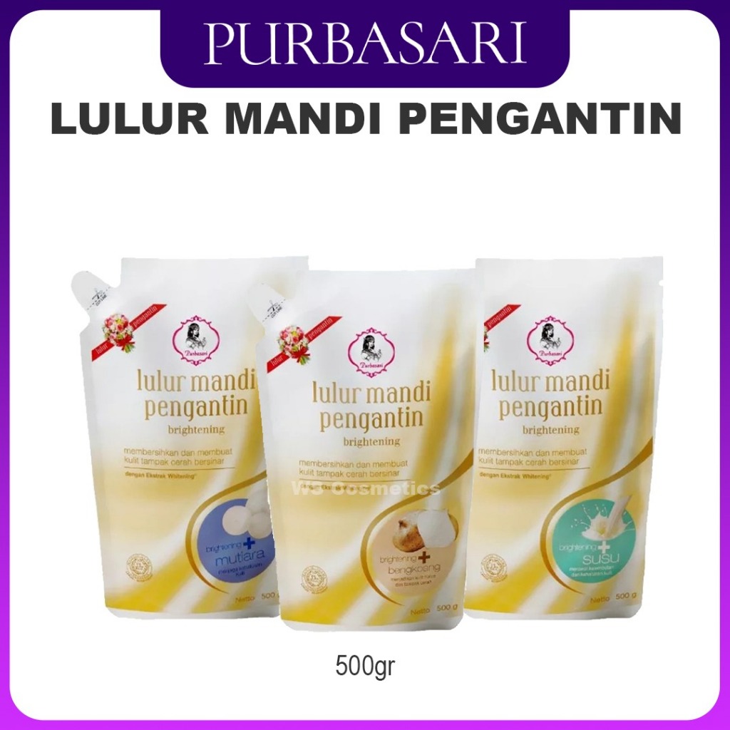 Purbasari Lulur Pengantin 500gr / Lulur Pemutih Whitening Pencerah