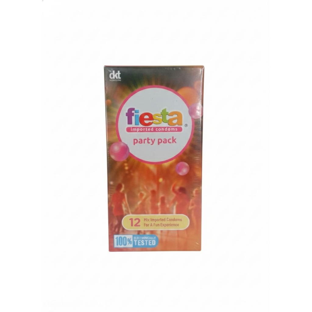 FIESTA IMPORTED CONDOMS PARTY PACK 12PCS
