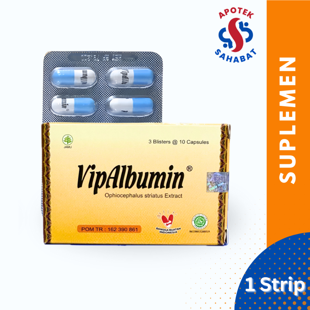 Vip Albumin Strip/Box Ekstrak Ikan Gabus